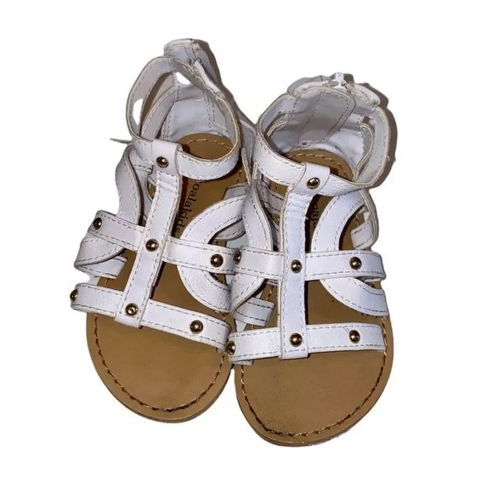 🎀3/$23🎀 koala kids white gladiator